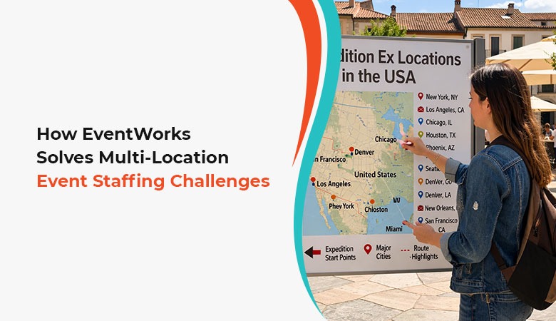 GigFlex EventWorks coordinating multi-location event staff efficiently